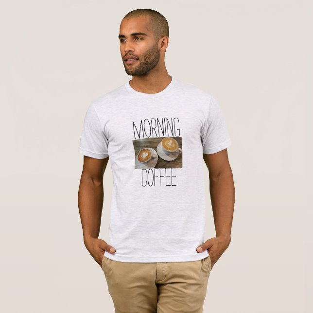 T-shirt Café de matin (Devant entier)