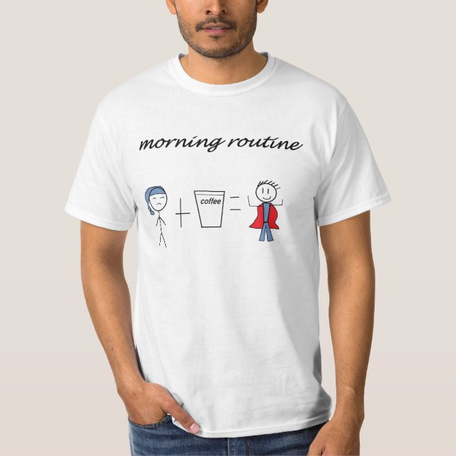 T-shirt café de matin (Devant)