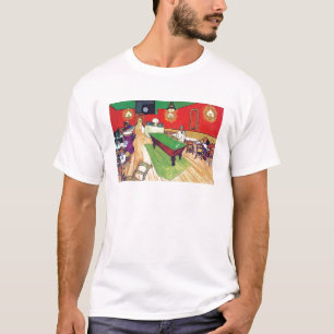 T-shirt Café de nuit dans Arles par Vincent van Gogh