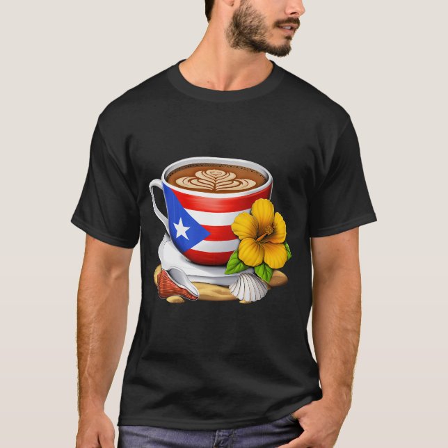 T-shirt café de Porto Rico (Devant)