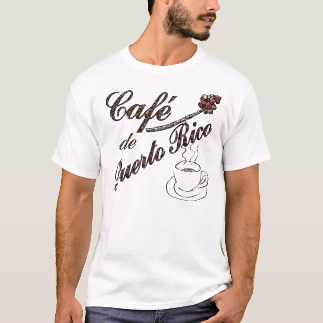 T-shirt Café de Porto Rico (Devant)