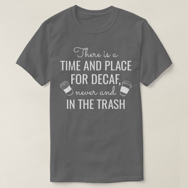 T-shirt Café décaf 2 (Design devant)