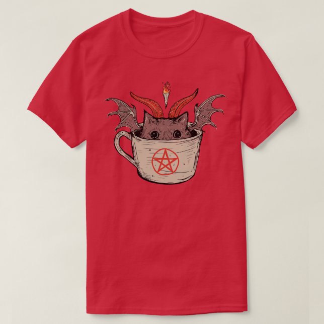 T-shirt café démon (Design devant)