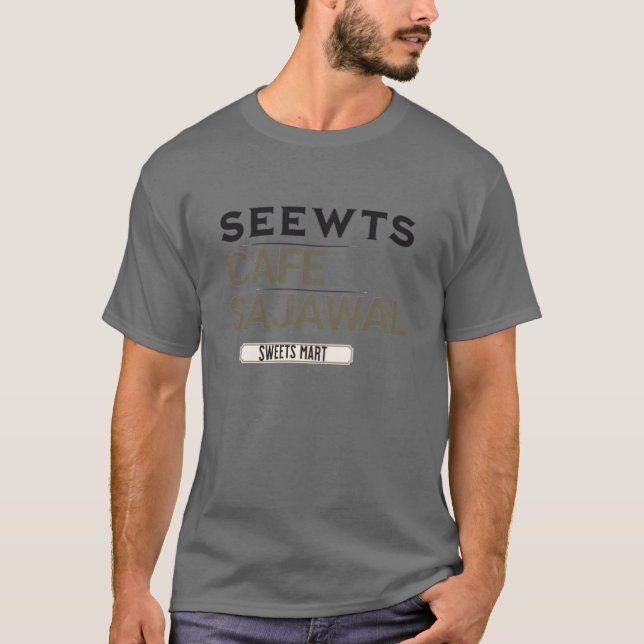 T-shirt Café des douceurs garçon Sajawal (Devant)