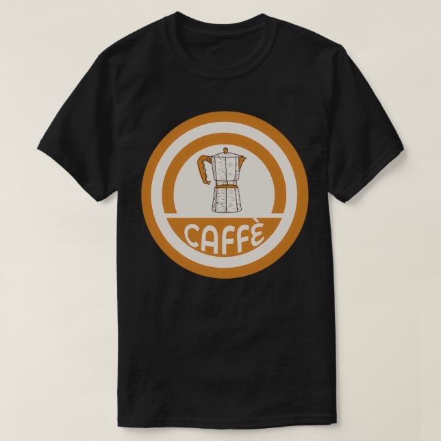 T-shirt café design vintage 2 (Design devant)