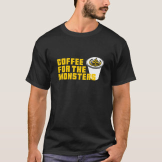 T-shirt CAFÉ D'Halloween POUR LES MONSTERS Zombies Latte C