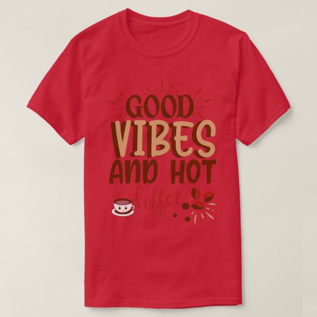 T-shirt Café Dit Café Lover Café Bean (Design devant)