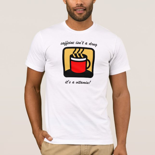 T-shirt Café drôle (Devant)