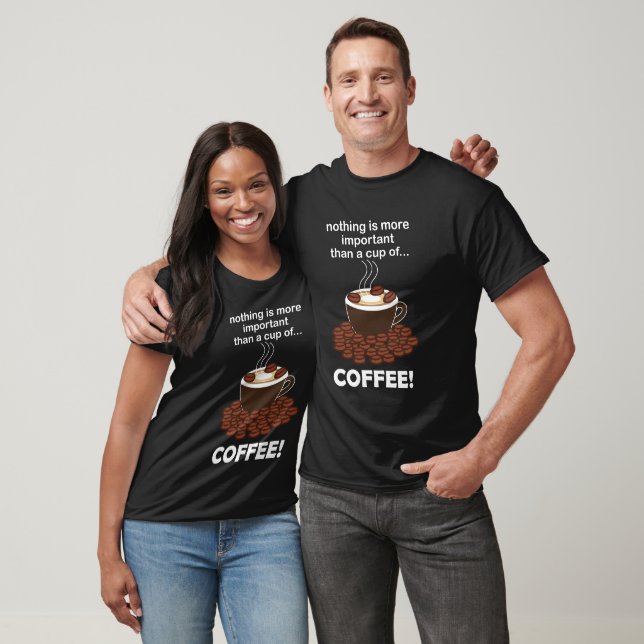 T-shirt Café Drôle Amateur de Café Café (Unisexe)