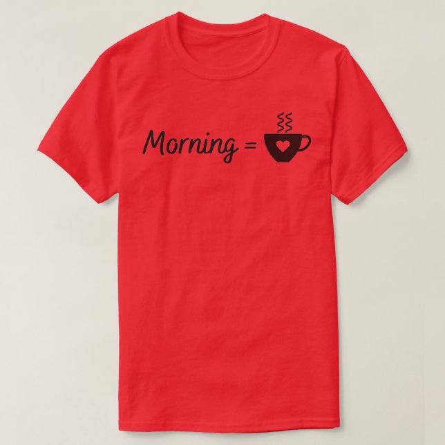 T-shirt Café du matin (Design devant)