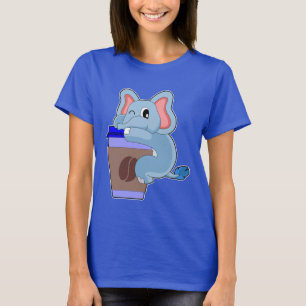 T-shirt Café éléphant à partir