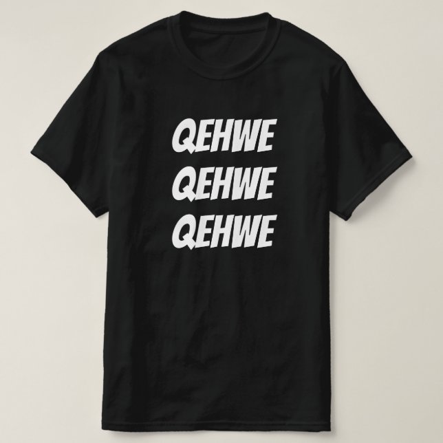T-shirt café en kurde - qehwe (Design devant)
