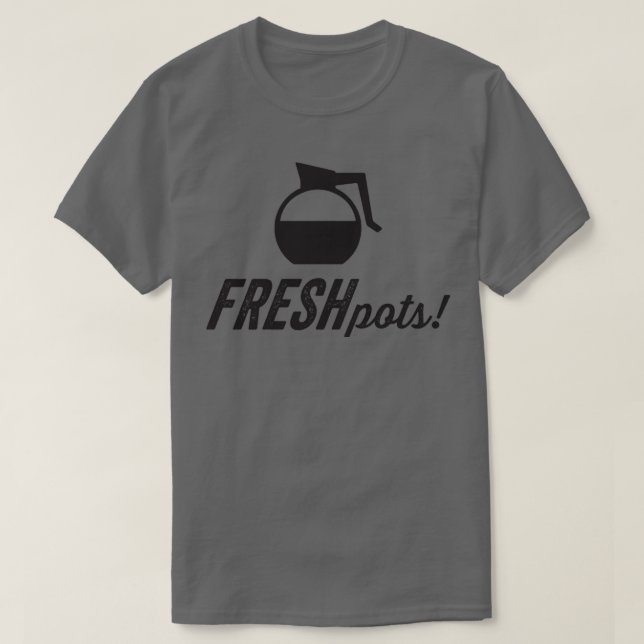 T-shirt Café en pot frais (Design devant)