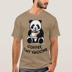 T-shirt Café est mon vaccin café café hop latte espresso c