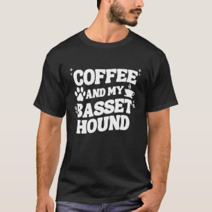 T-shirt Café Et Basset Hound Pour Hommes Femmes Basset Chi
