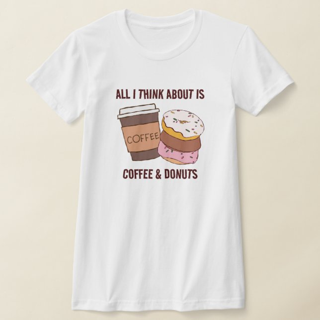 T-shirt Café et beignets (Poser)