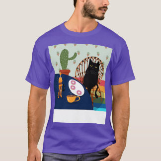 T-shirt Café et beignets