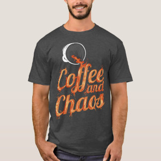 T-shirt Café Et Chaos Chaos Et Café