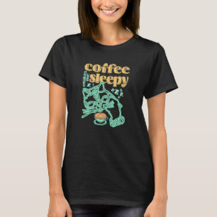 T-shirt Café et Chat Le Café Me Rend Somnolent