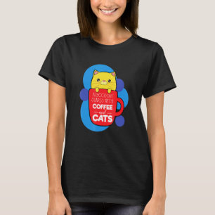T-shirt café et chats Mocha espresso cappuccino br drôle
