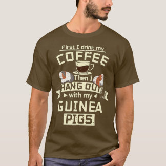 T-shirt Café et cochon de Guinée Premium