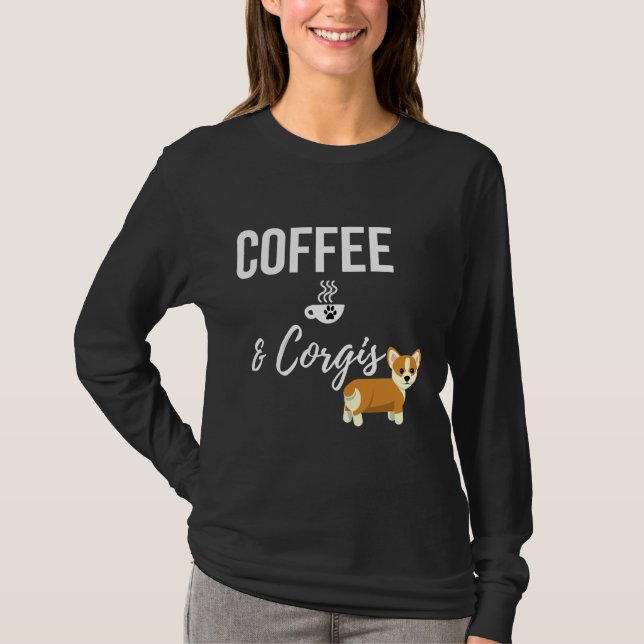 T-shirt Café Et Corgi (Devant)