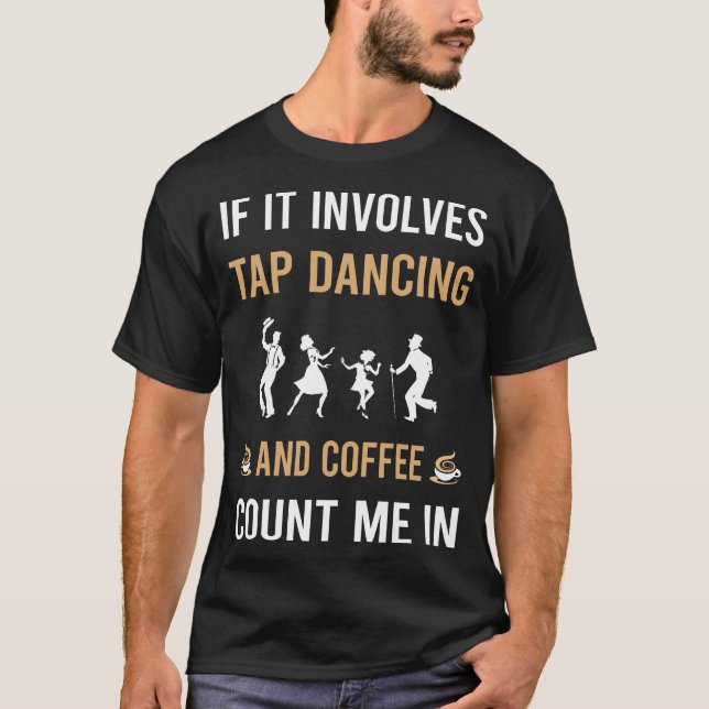 T-shirt Café Et Danse Du Robot (Devant)