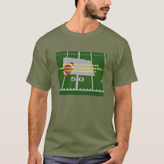 T-shirt Café et Football dans le Nebraska