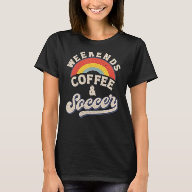 T-shirt Café Et Football Les Week-ends (Devant)