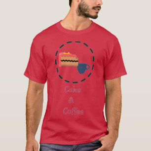 T-shirt Café et gâteau 1
