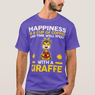 T-shirt Café et Giraffes