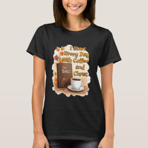 T-shirt Café et Jésus-Christ Matin Catholique