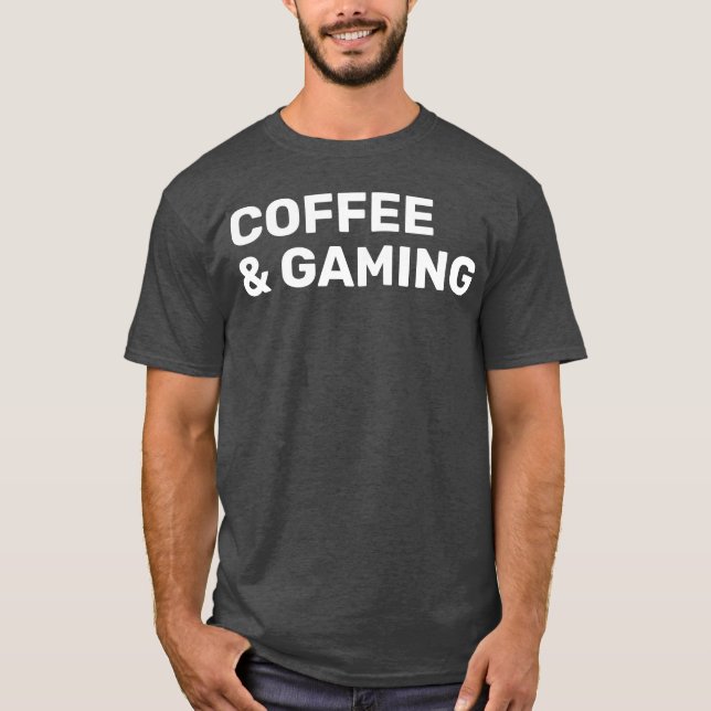 T-shirt Café Et Jeux vintages (Devant)