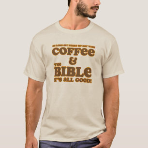 T-shirt Café et la chemise de bible