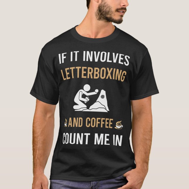 T-shirt Café et Letterboxing (Devant)