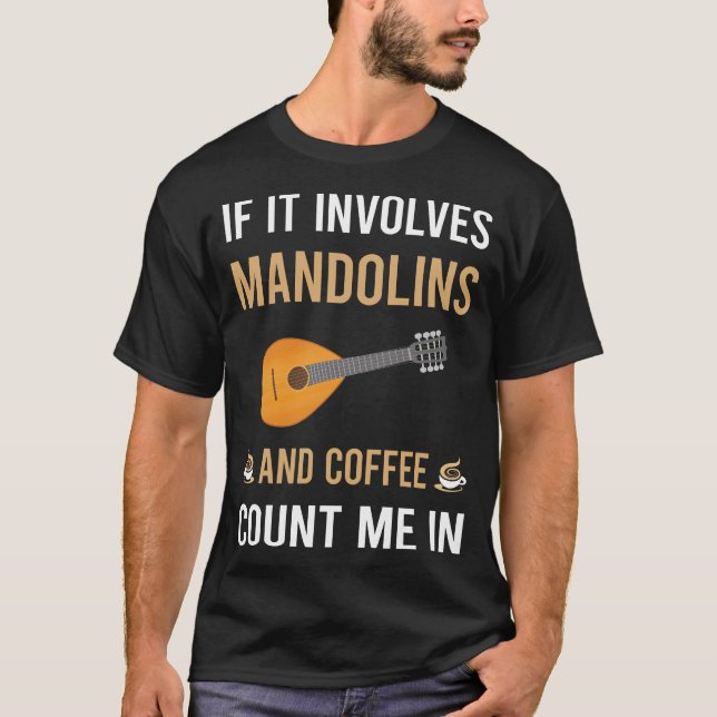 T-shirt Café Et Mandoline (Devant)