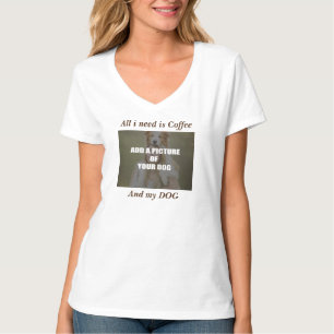 T-shirt Café et mon Oreiller de chien