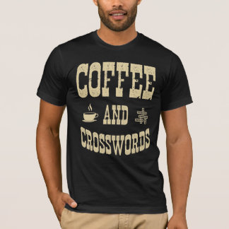T-shirt Café Et Mots-Croisés