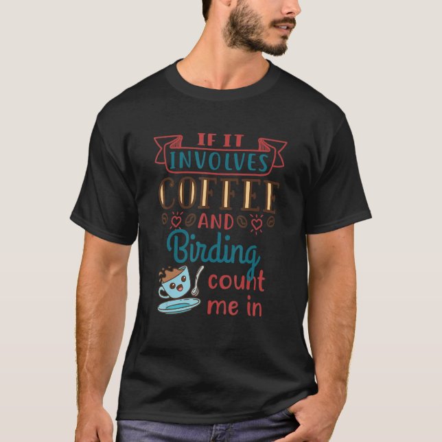 T-shirt Café et oiseaux Oiseaux Oiseaux (Devant)