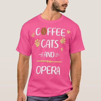 T-shirt Café Et Opéra Musique Classique