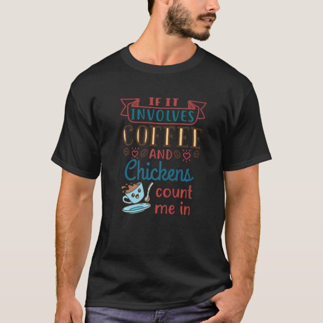 T-shirt Café Et Poules  Poules (Devant)