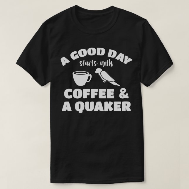 T-shirt Café Et Quaker De Bonne Journée 9 (Design devant)