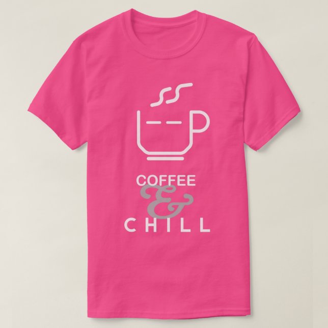 T-shirt Café et réfrigération (Design devant)