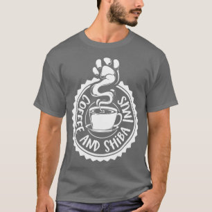 T-shirt Café et ShibaInus ShibaInu