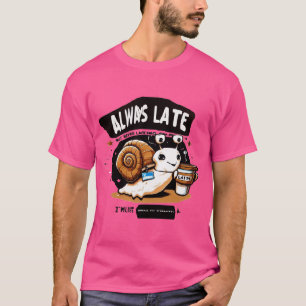 T-shirt Café Fort Pour Café Mug À Personne Tard