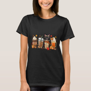 T-shirt Café French Bulldog Halloween tenue pour Automne S