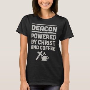 T-shirt Café Funny Christian Church diacre