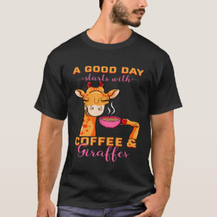 T-shirt Café Giraffe Mug Animal Cappuccino Espresso Bean