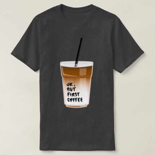 T-shirt Café glacé 1 (Design devant)