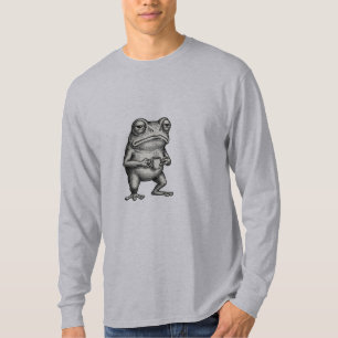 T-shirt Café Grenouille Grognon Lundi Matin Design Vintage